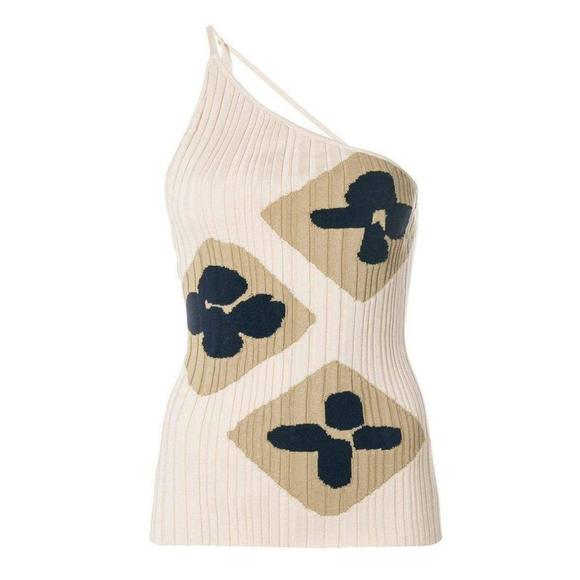 Jacquemus - Rib Knit One Shoulder La Maille Caldu Top - FR 40